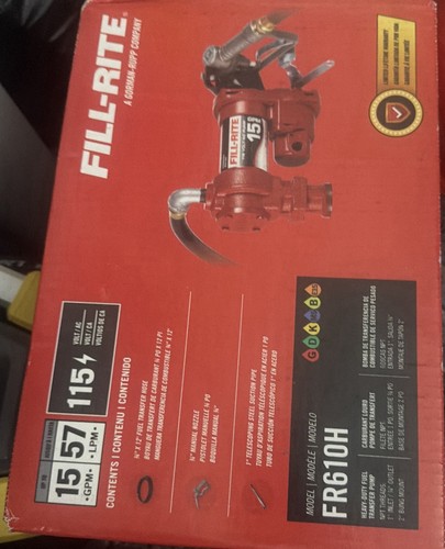 Fill rite fr610h 115v - fr610h, gpm