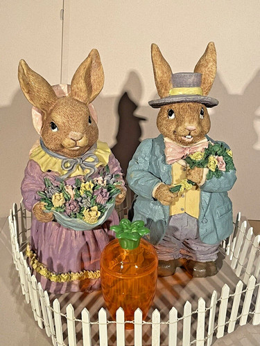 Mrs easter bunny - &,