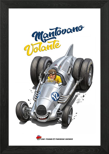 Caricature vintage race - of, a