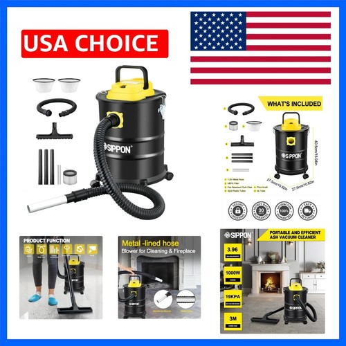 Ash vacuum cleaner 1000w - vacuum, 1000w，4
