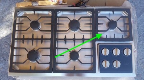 Wolf ct36g cooktop single - wolf,