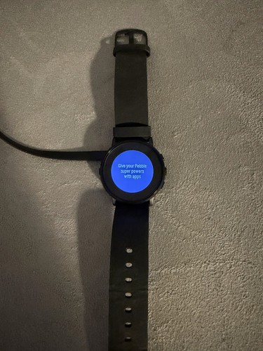 Pebble time round demo - time,