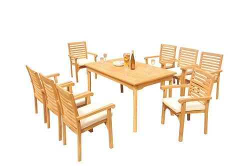 9pc grade teak - 9pc,