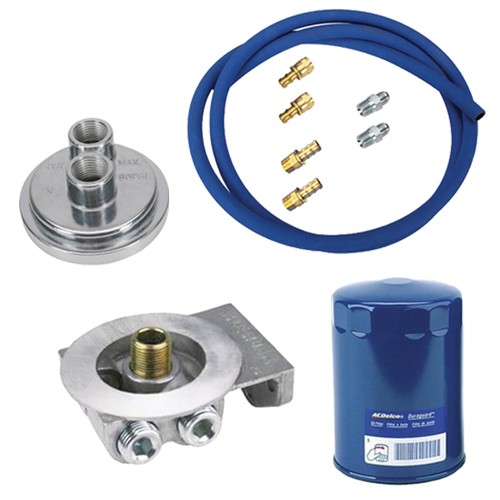 Remote oil filter relocation - filter,