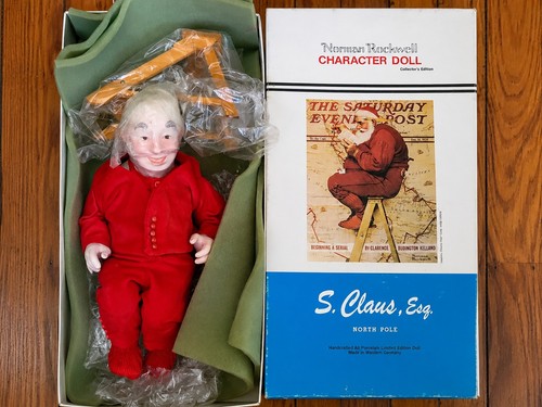 Norman rockwell character doll - rockwell,