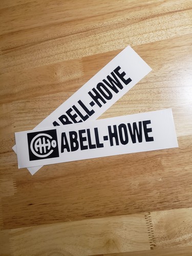 Abell howe jib - abell, decals