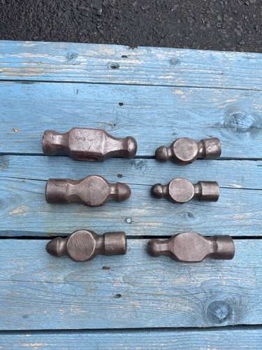 Vintage ball peen hammer head - hammer,