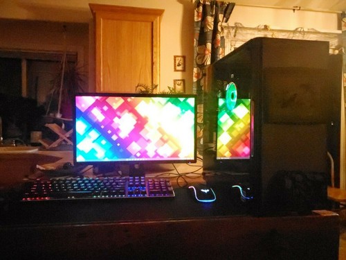 Custom gaming setup - setup, w/