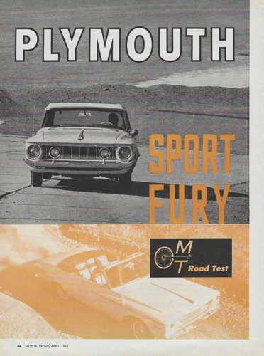 1962 plymouth sport - sport, fury