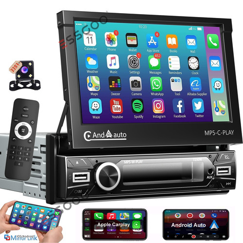 Single din car stereo - 7",