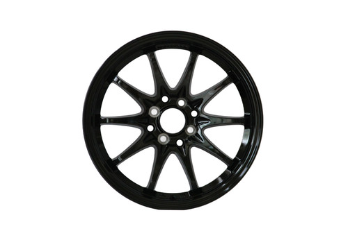 16x7 gloss black 4x100 rims - black,