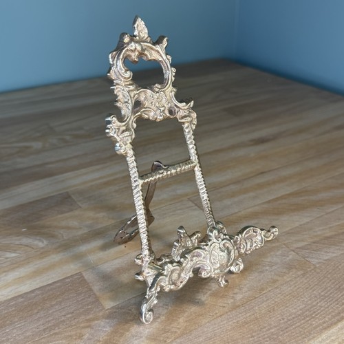 Vtg ornate brass art nouveau - art,