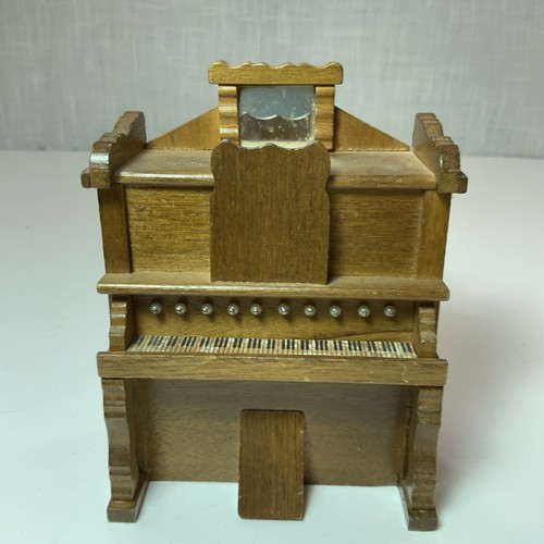 Vintage doll house - doll, upright