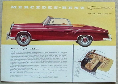 Mercedes benz 220s - 220s/se, coupe