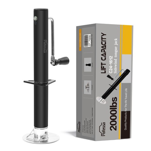 Trailer tongue jack - tongue, 2000lb
