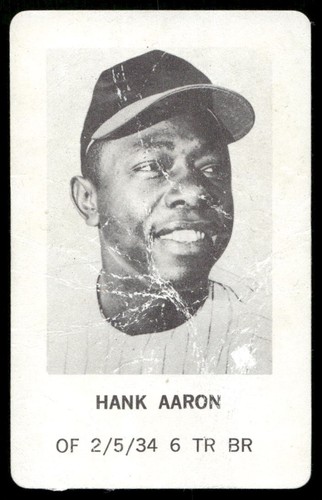 Poor hank aaron hof - aaron, 1970