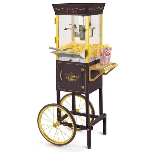 Nostalgia popcorn machine - machine, cart