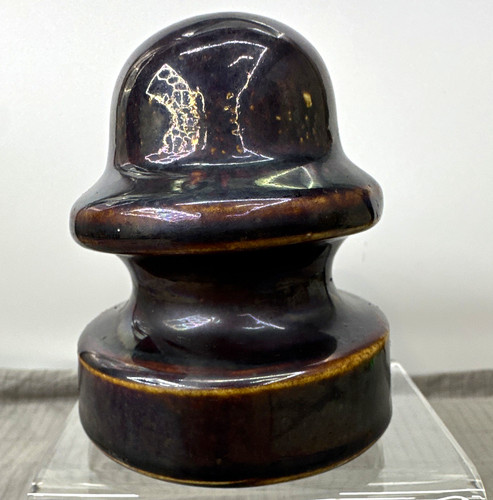 Brown glazed ceramic - brown,