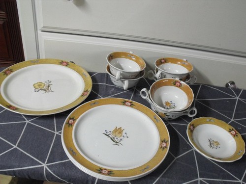 Antique cauldon china floral - cauldon,