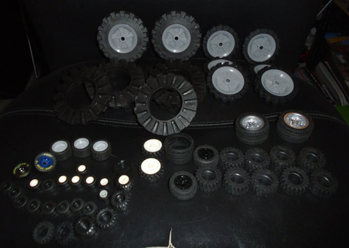 Huge lot lego tires - of,