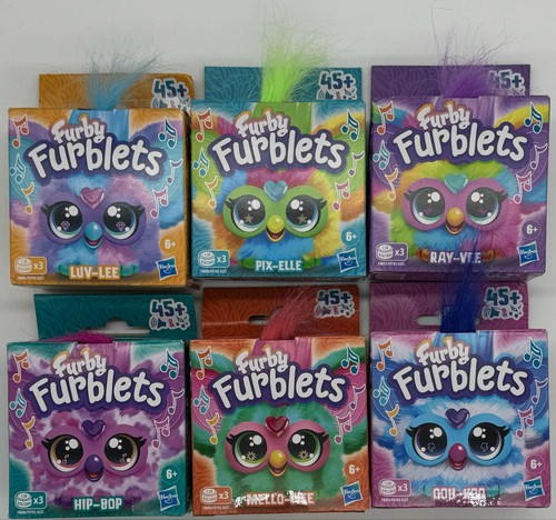 6pc furby furblets complete - 6pc,