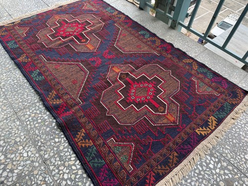 Antique afghan hand - afghan,