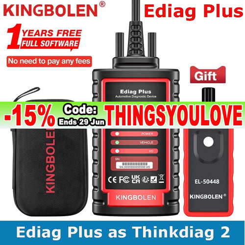 Kingbolen ediag plus - car, obd2