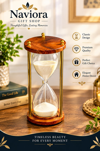 Sand timer hourglass brass - sand,