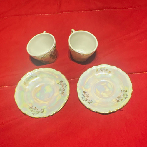 Floral porcelain demitasse - porcelain,