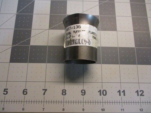 Argo 607 135 - flared, muffler