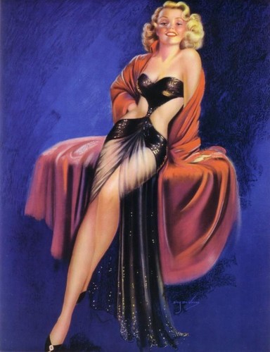 Billy devorss pinup 154 a - 154, ~