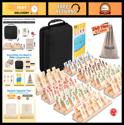 Rummy cube game set - cube, 6-8