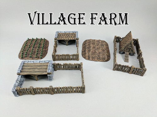 Village farm livestock - village,