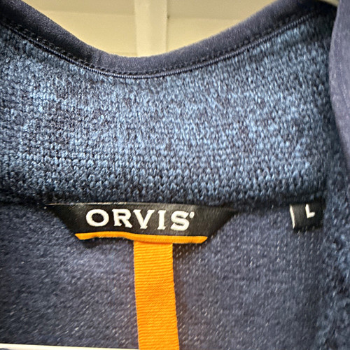 Orvis men blue full zip - blue, full-zip
