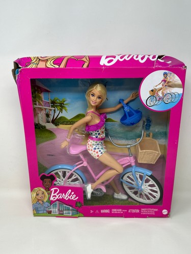 Barbie doll and - barbie, bike
