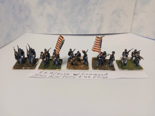 Painted based 15mm acw - painted,, union