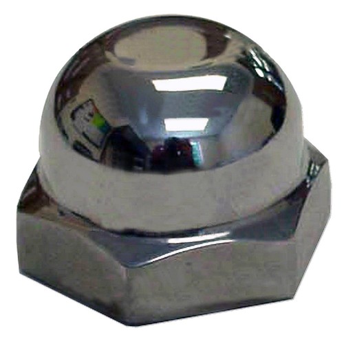 Steering wheel chrome acorn - wheel,