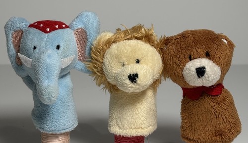 Lot plush finger puppets - 3,
