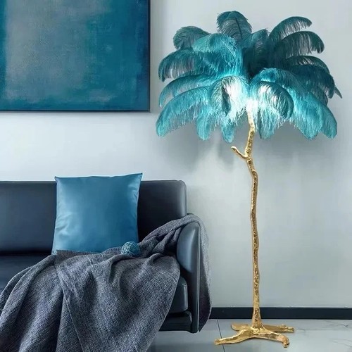 Modern ostrich feather - ostrich, led