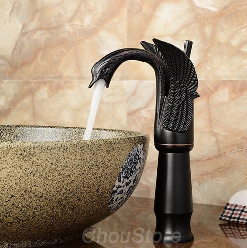 Art swan faucet - faucet, washroom