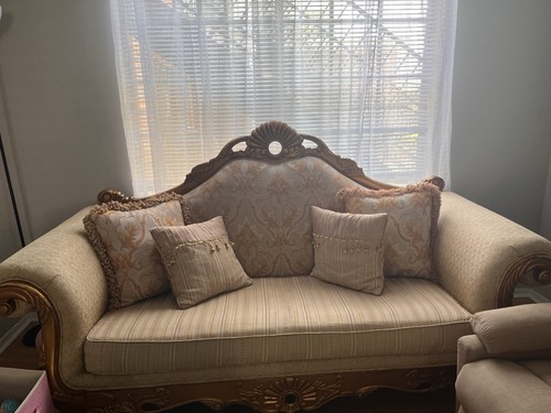 Traditional damask beige - damask,