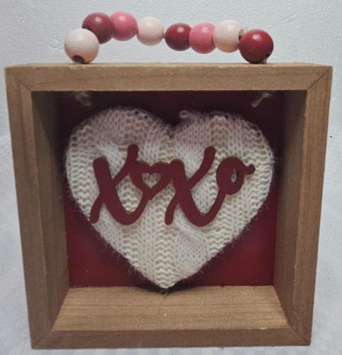 Small xoxo heart valentine - small,