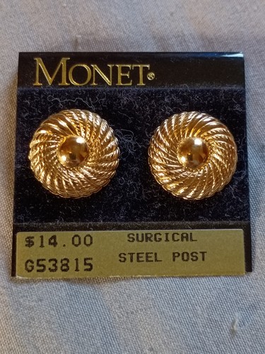 Vintage monet gold tone - vintage,