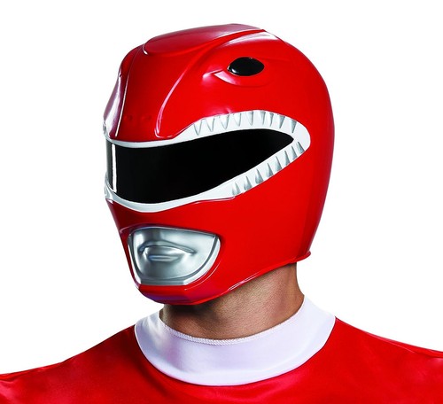 Red ranger helmet mighty - ranger,