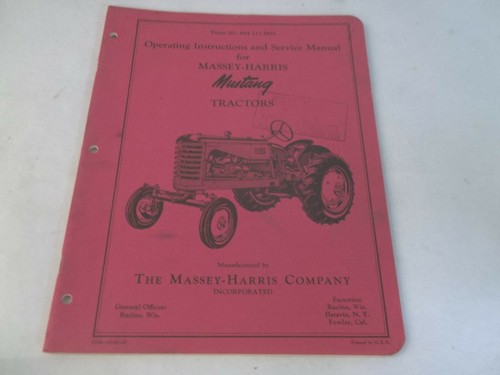 Original massey harris - original,