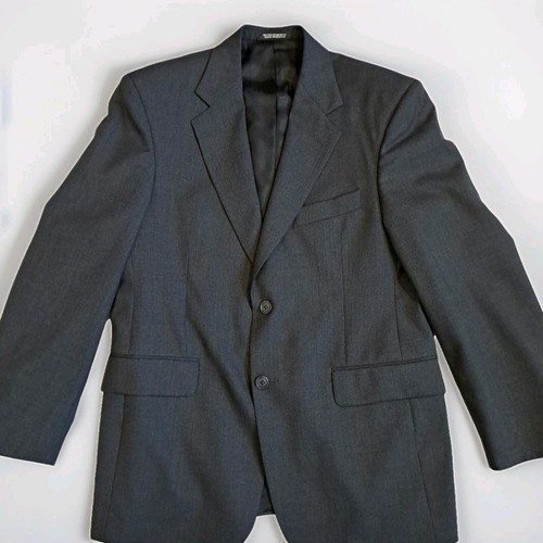 Stafford men dark gray wool - stafford,