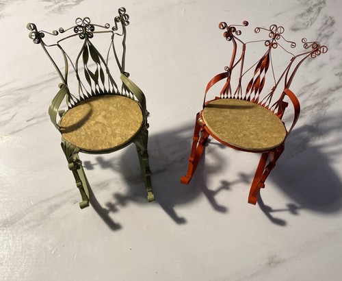 Vtg folk art rocking - folk, chairs