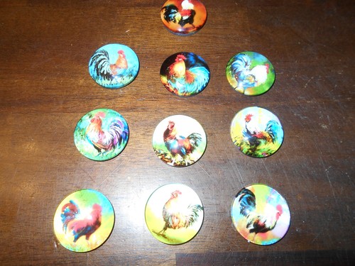 Beautiful chicken bubble glass - chicken,
