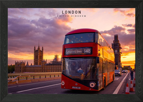 London framed wall - framed, poster