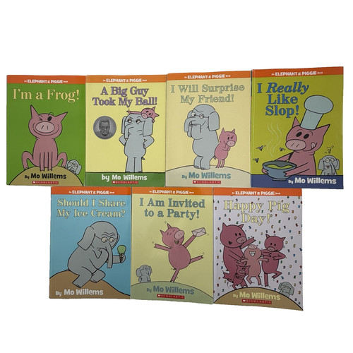 Set elephant piggie by - of,